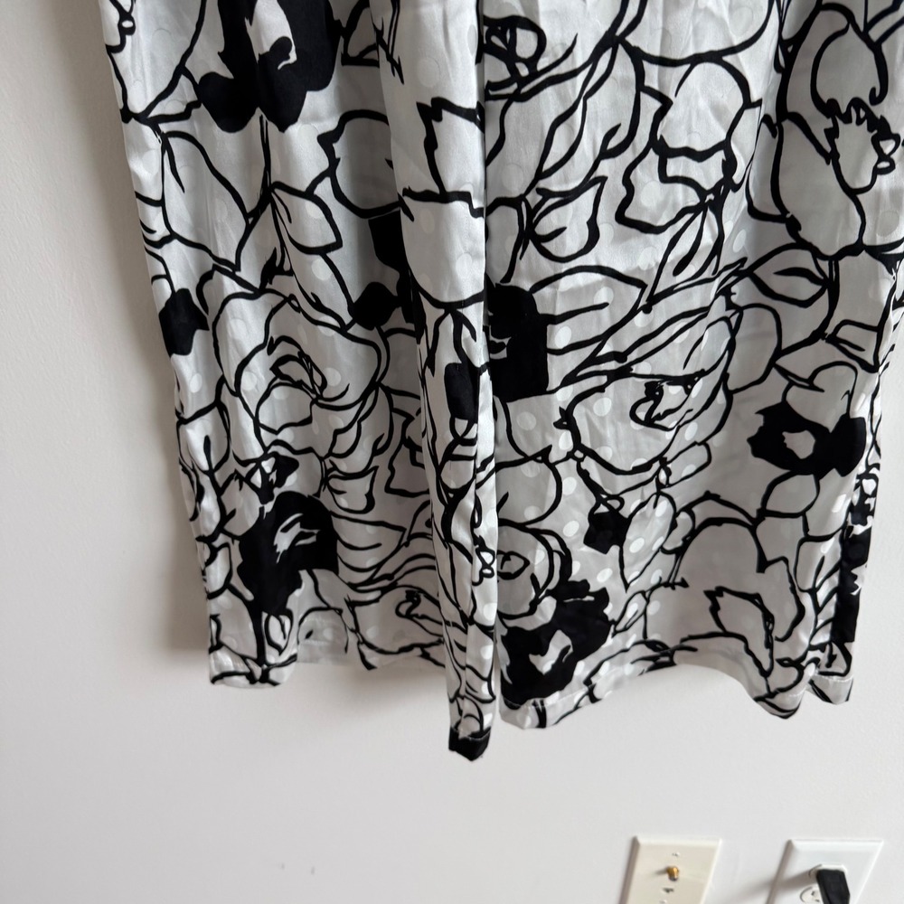 Ronny Kobo Printed Black and White Print Trousers Size 6 - Picture 7 of 16